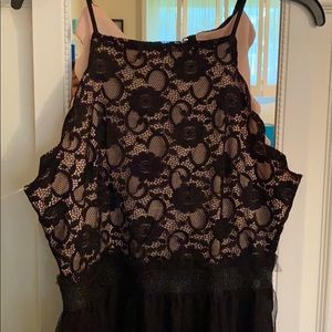 Black lace dress - never worn w/ tags